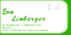 eva limberger business card